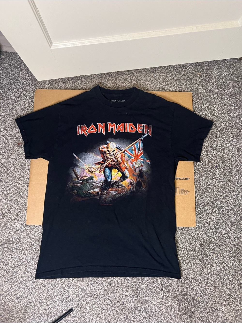 Men’s Black Graphic Band T-Shirt Iron Maiden